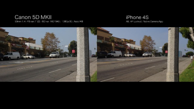 Сравнение видео: iPhone 4S vs Canon 5D MKII смотреть онлайн