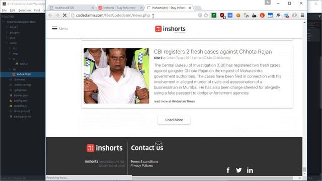 Ionic Framework Tutorial 7: News Reader - Part 1 смотреть онлайн