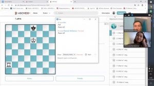 Как писать в чате Zoom и нотация шахматной доски.