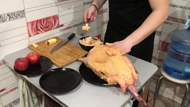 МЯСО ГУСЯ В ТАНДЫРЕ!!! смотреть онлайн