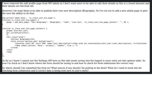 Wordpress: How to save user meta on custom admin page? (2 Solutions!!) смотреть онлайн