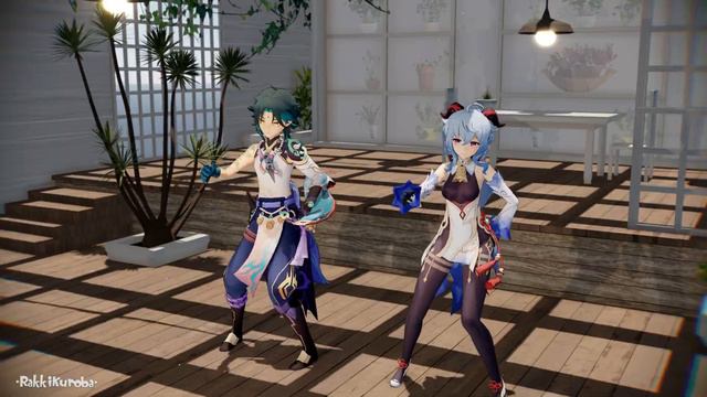Genshin Impact MMD | Din Don Dan (Xiao x Ganyu) смотреть онлайн