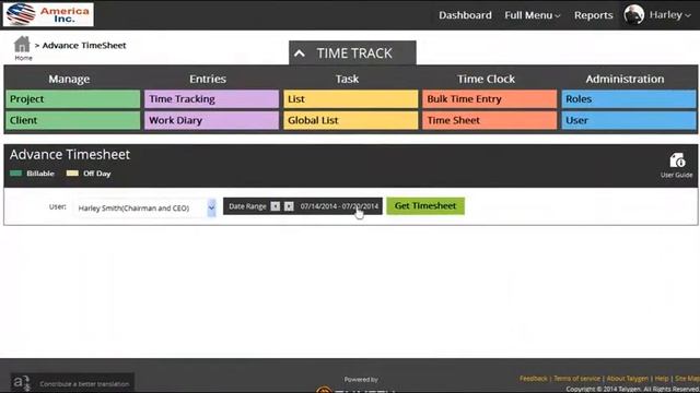 Project | Advance Timesheet - Talygen смотреть онлайн