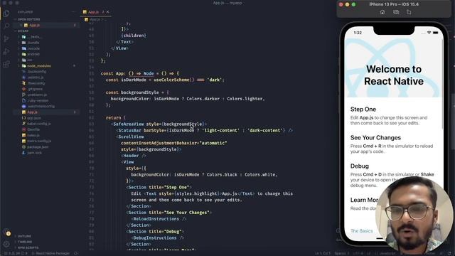 React Native project setup and running on Android & iOS simulator | React Native Bangla смотреть онлайн