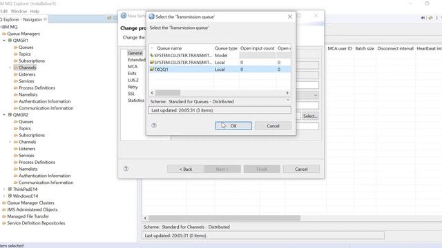 IBM WebSphere MQ Windows installation, MQ Explorer, MQ Objects (Local Queue, Remote Queue) смотреть онлайн