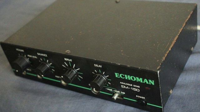 Echoman EM-150 (re-badged Melos DE-1) analogue delay demo смотреть онлайн