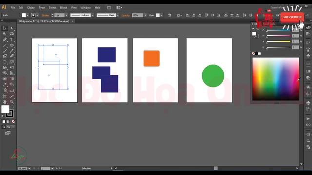 Bài 1: Nhập môn Adobe Illustrator CS6 (AI) Cho người mới bắt đầu | Tự học AI CS6 | S.design смотреть онлайн
