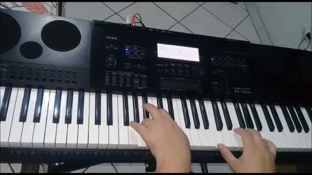Mais perto quero estar - Casio WK 7600 смотреть онлайн
