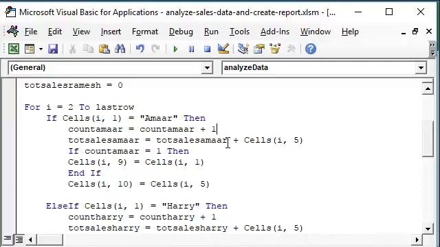 Analyze Data with VBA and Create Specific Report смотреть онлайн