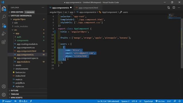Angular 10 Tutorial - ngFor Directive смотреть онлайн