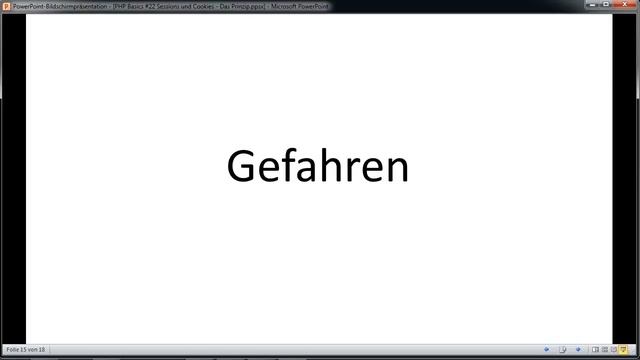 PHP Basics #22 Sessions und Cookies - Das Prinzip [deutsch] смотреть онлайн