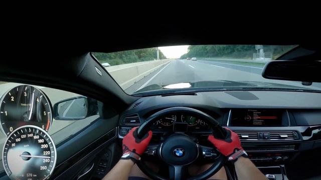 BMW 520d TOP SPEED DRIVE ON GERMAN AUTOBAHN