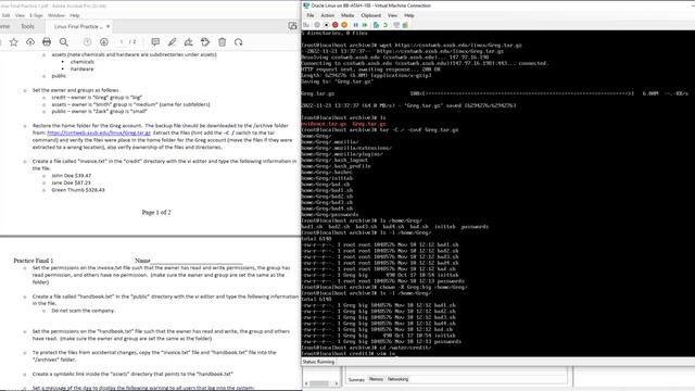 Linux Skills Final Practice 1 смотреть онлайн