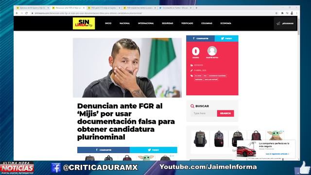 ¡DOS NOTICIAS QUE S4CUDEN AL PAÍS! QUISO ENG4ÑAR A LA 4T Y ASI TERMINO/ ESTO LE PASO AL MIJIS FGR смотреть онлайн