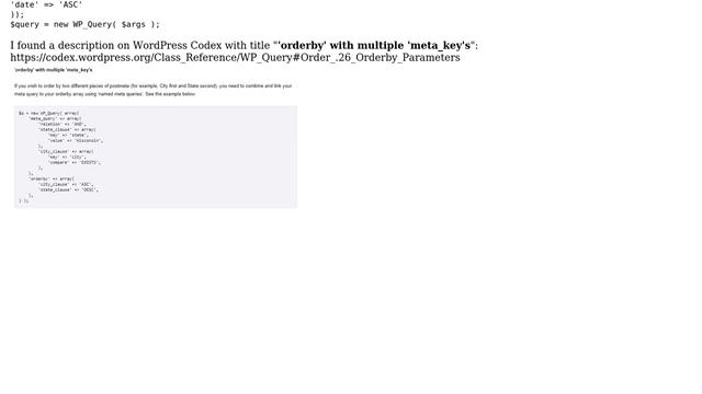 Wordpress: Sort on meta value but include posts that don't have one (13 Solutions!!) смотреть онлайн