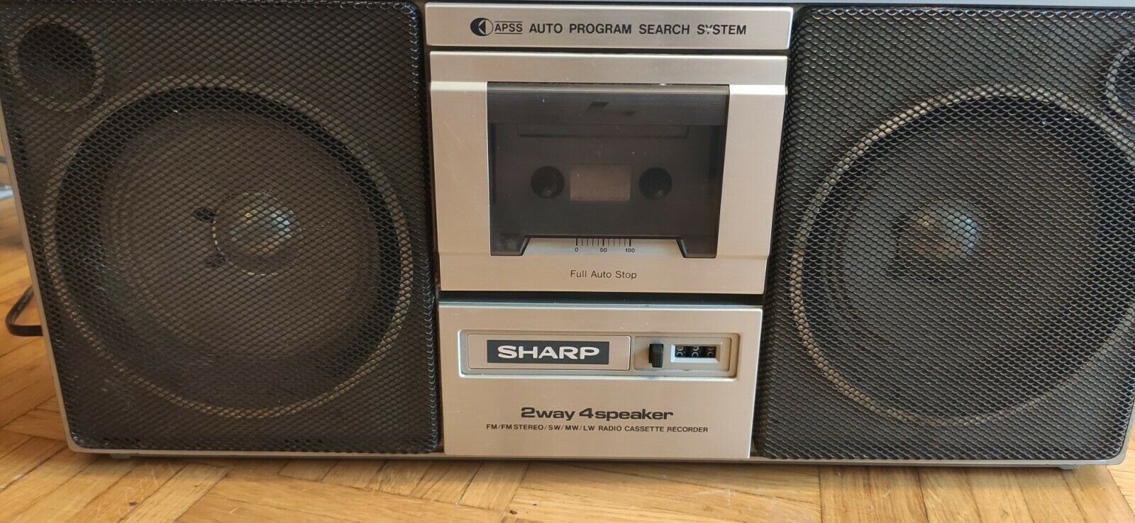 SHARP GF 6060 HD BOOMBOX STEREO CASSETE PLAYER MADE IN JAPAN-ЯПОНИЯ смотреть онлайн