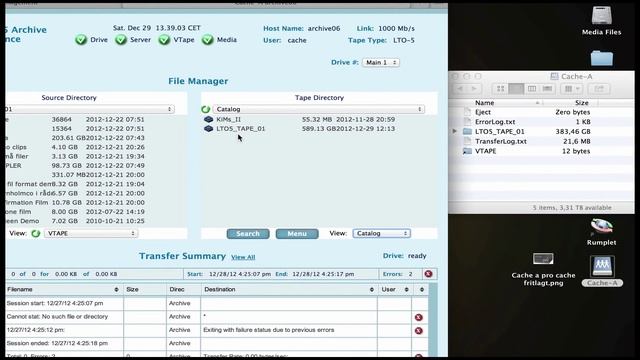 Lyndemo: Nem arkivering til LTO tape med Cache-A смотреть онлайн
