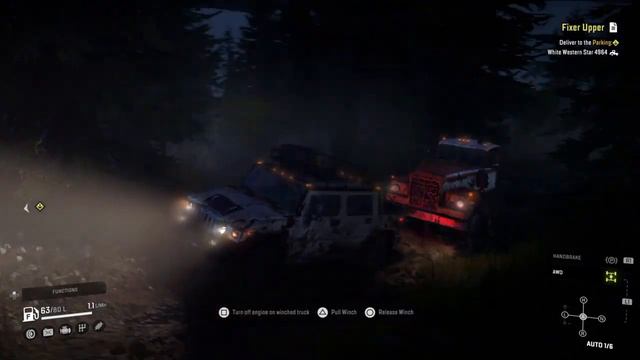 SnowRunner how to rescue the white western star with a stock hummer смотреть онлайн