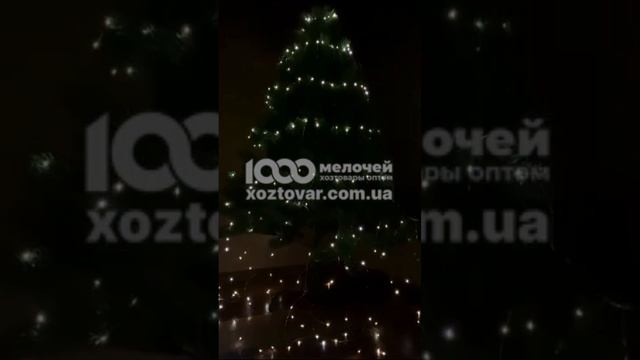 Гирлянда лучи росы или Конский хвост,2 м,200 Led,10 нитей,белая (RV-102 White) смотреть онлайн