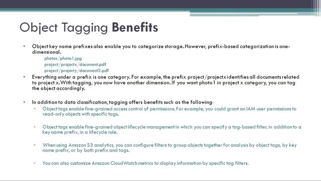 Amazon S3: Object Tagging смотреть онлайн