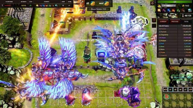 Element TD 2 Damage World Record 1 Billion+! Wave 65+ смотреть онлайн
