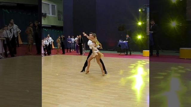 Румба / Иван Мирончик и Анастасия Борисевич (Витебск) - Чемпионат БФТ 2023 спортивные бальные танцы смотреть онлайн