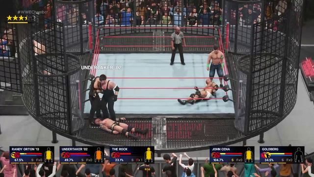 WWE 2K19 REAL ELIMINATION CHAMBER смотреть онлайн