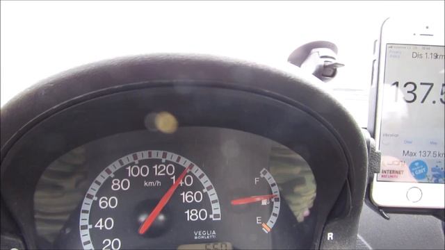 Fiat Seicento 1.1 acceleration 0-100 km/h GPS смотреть онлайн