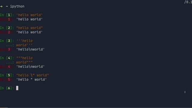 String Literals and Quotes - 1 Minute Python Tutorial смотреть онлайн
