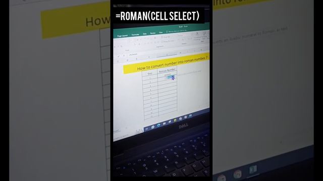 Convert numbers into roman numbers in excel. #excel #exceltips #excelformula #msoffice #viral #pc смотреть онлайн