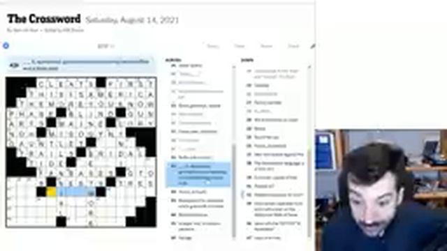 This Crossword Won't Give Up! - 14 August 2021 New York Times Crossword смотреть онлайн