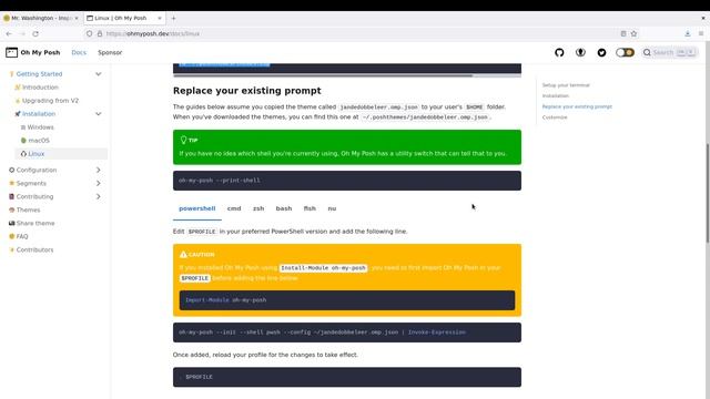 Oh My Posh un hermoso prompt para tu shell (si usas git te vendrá de maravilla) смотреть онлайн