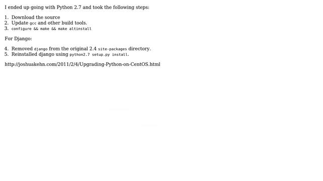 DevOps & SysAdmins: Update CentOS to Python 2.7 (2 Solutions!!) смотреть онлайн