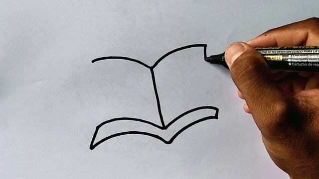 How to draw an open book easy for kids | step by step смотреть онлайн