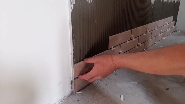 Как укладывать плитку на печку. Плитка клинкер. смотреть онлайн