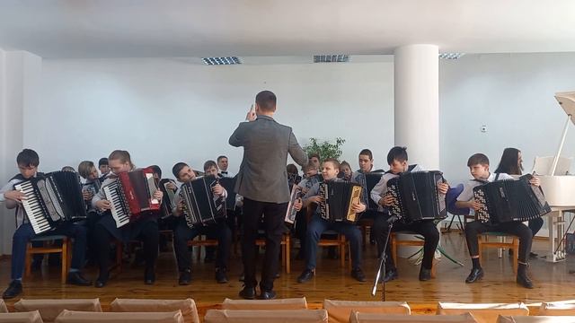 Могилевские наигрыши, оркестр баянов-аккордеонов, МДШИ 5, г.Могилев, рук. Коновалов А.С.