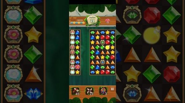 Jewels Jungle ? Level 192 ⭐⭐⭐ 2021 - Jewels & Gems Match 3 Puzzle no Booster ? Android Gameplay ✅