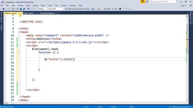 JQUERY EXAMPLE in ASP.NET MVC Part2 || Lecture17 смотреть онлайн