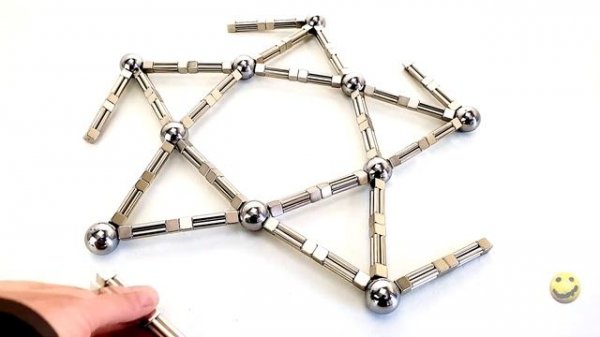 Platonic Solids Made from Neodymium Magnets Satisfying - Plato Timaeus Elements