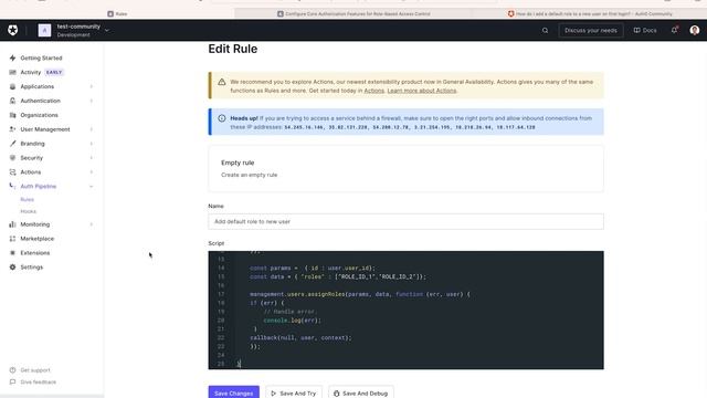 How to Add a Default Role to a New User on First Login — Auth0 Customer Response Series смотреть онлайн