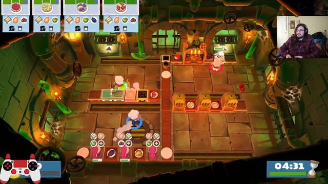 El mapa que nos costó la paciencia... a 4 - 7# Overcooked 2 смотреть онлайн