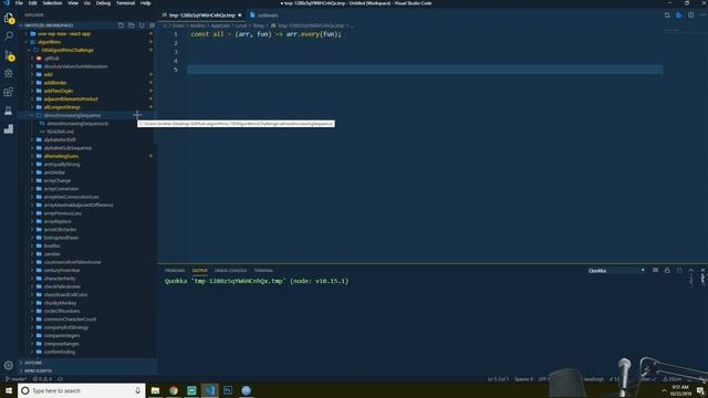 100 Algorithm Challenge- (Web Development Day 5) - [Road to a Job] смотреть онлайн