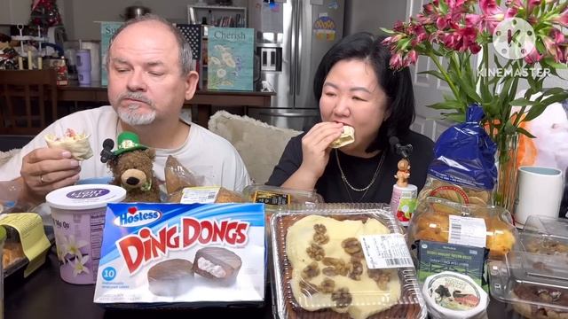 Мукбанг с фудбанка! Бесплатная еда в Америке! Готовые обеды, мясо, овощи, шаурма, сендвичи, сладост