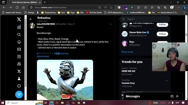 Reksatsu #88 : RUMOUR SUPER SENTAI 2024! BAKUAGE SENTAI BOONBOOMGER! смотреть онлайн