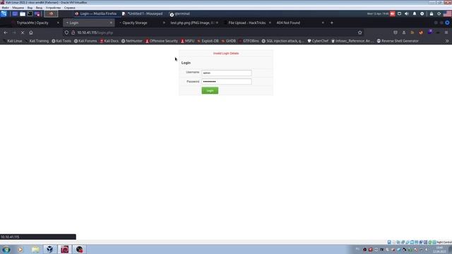 TryHackMe "Opacity" Room (прохождение комнаты) смотреть онлайн