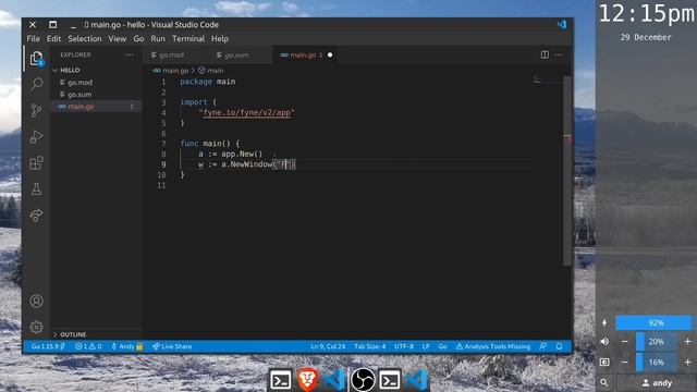 Fyne Getting Started: Hello World смотреть онлайн