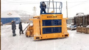 Сборка карьерного самосвала БелАЗ-7555Н, в условиях крайнего севера, Часть 1