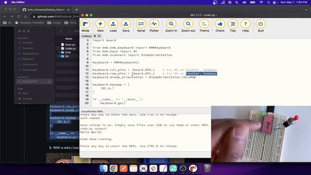 How to install the KMK firmware (Keyboards Powered by Python) смотреть онлайн