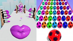 Мобильные игры Lip Runner и Marble run прохождение, геймплей и новые уровни для Android и iOS