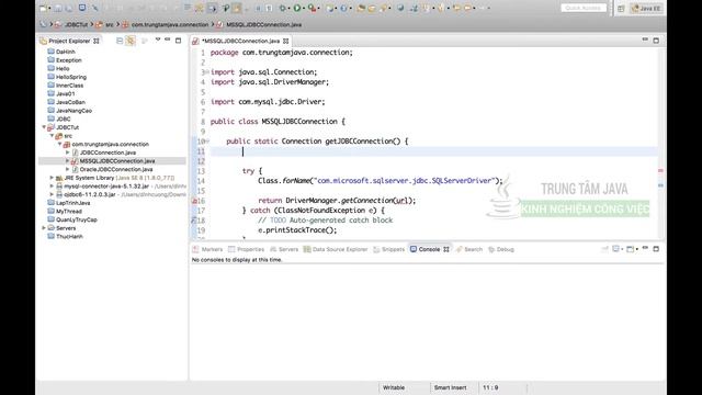 Java Nâng Cao 27 Kết nối JDBC với MS SQL смотреть онлайн